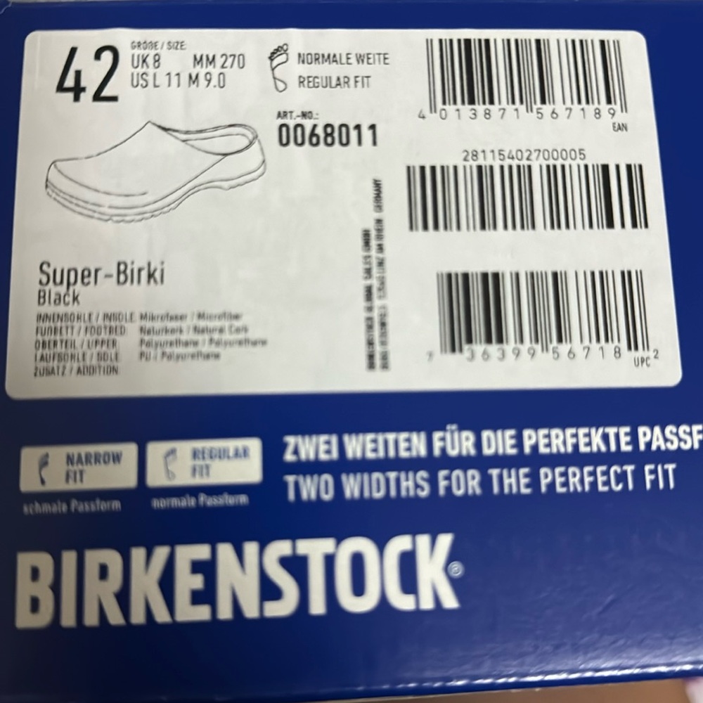 Birkenstock super birki black